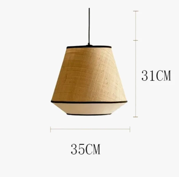 Beige & Braun Hängelampe Zen – Aruna