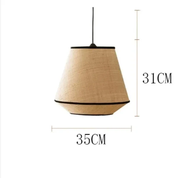 Beige & Braun Hängelampe Zen – Aruna