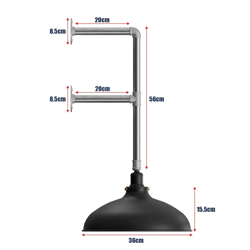 Industrierohr Bodenrohr Lampenleitung Wandlicht ~ 3265
