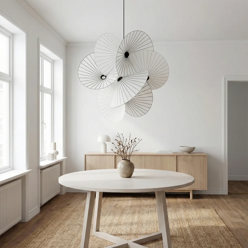Transparente Glas-Pendelleuchte Nordisches Design – Lixis