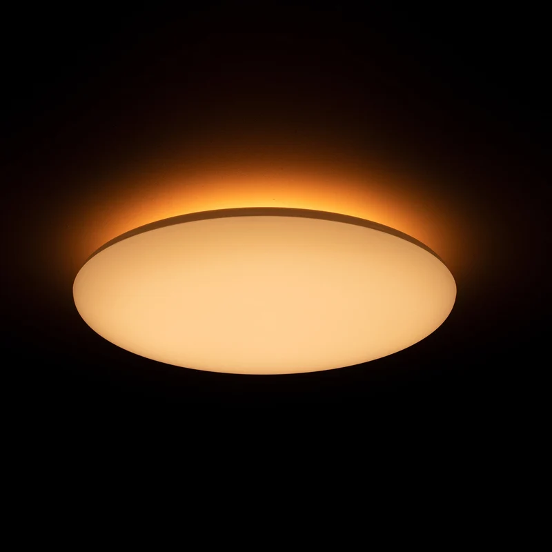 LED.nl Dimmbare LED-Deckenleuchte _ 35 cm – Dimmbar in 8 Positionen – Warmweiße Deckenleuchte