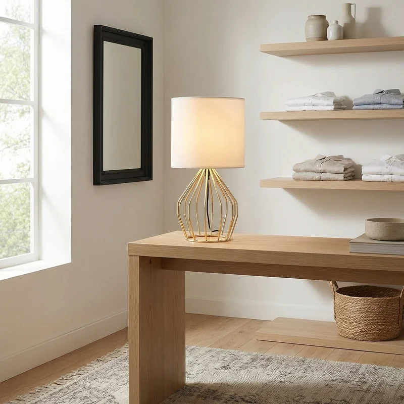 Vielseitige Nachttischlampe mit sanfter und moderner Atmosphäre – Auréa