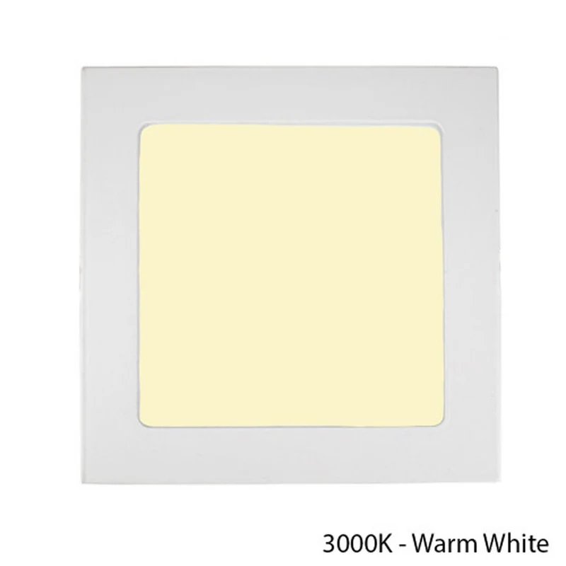 LED Aufbau-Downlight quadratisch | 6W | 122x122mm | CCT – 3 Lichtfarben