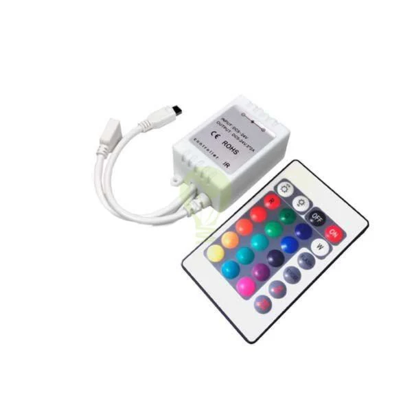 LED-Streifen RGB IR-Fernbedienung | 12 Volt | 16 Knöpfe | 72W