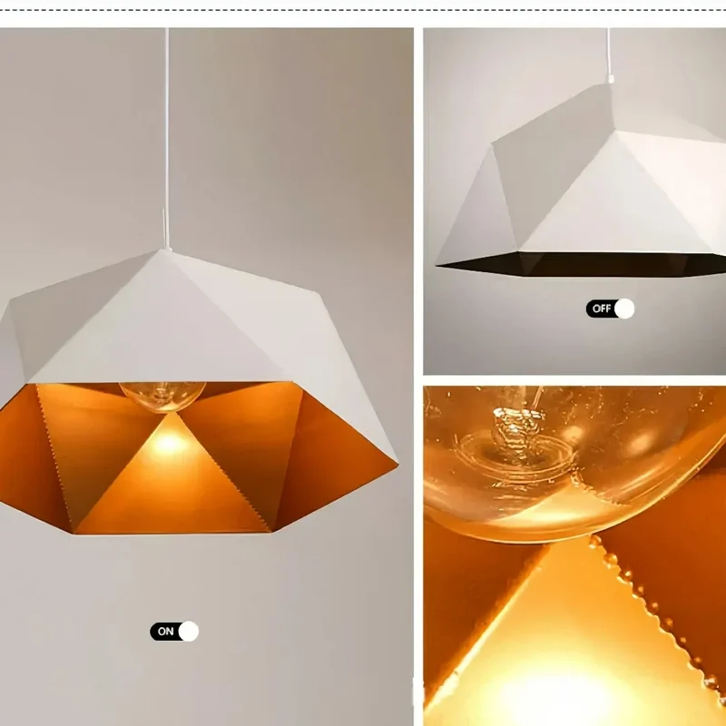 Moderne Pendelleuchte für Esszimmer aus Metall