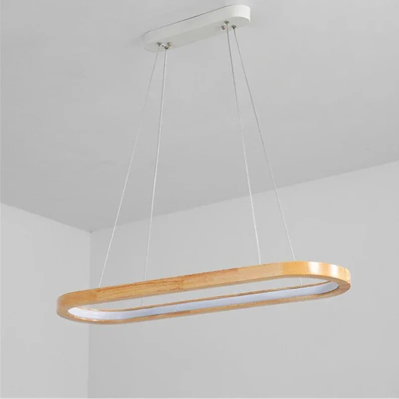 LED-Hängelampe aus Naturholz, warme Atmosphäre – Obscalis