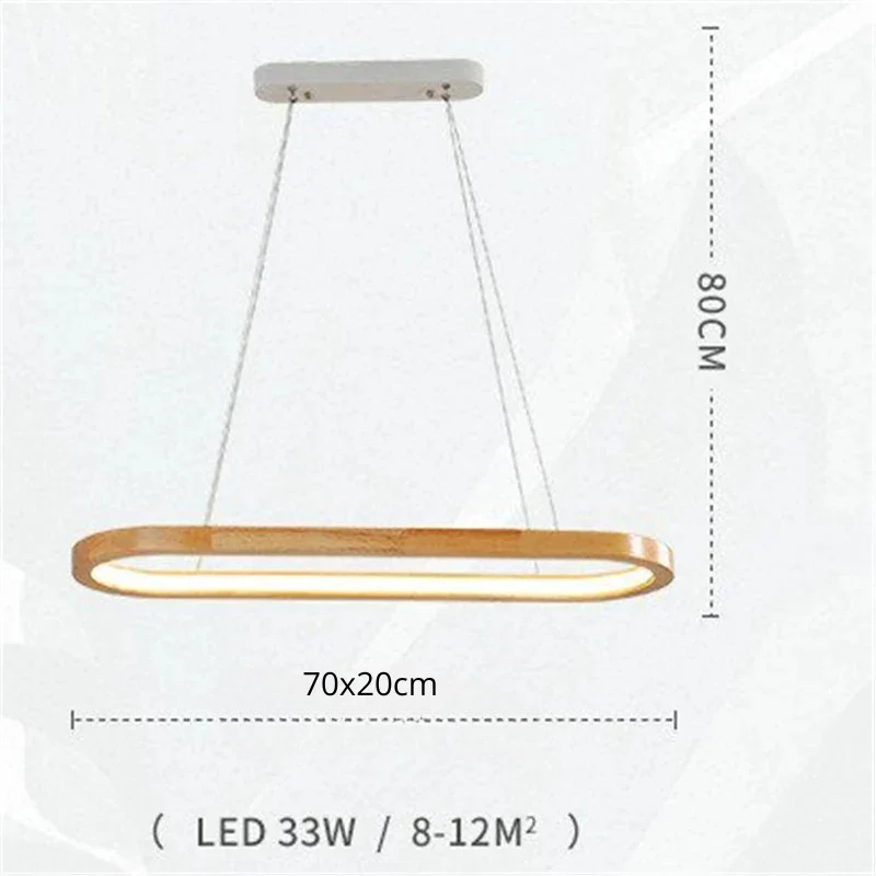 LED-Hängelampe aus Naturholz, warme Atmosphäre – Obscalis