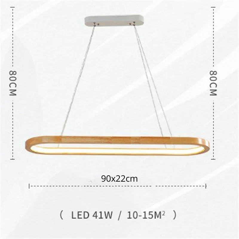 LED-Hängelampe aus Naturholz, warme Atmosphäre – Obscalis