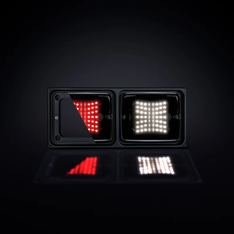 Strands IZE LED-Doppelmontagerahmen / 2-flammige horizontale Version