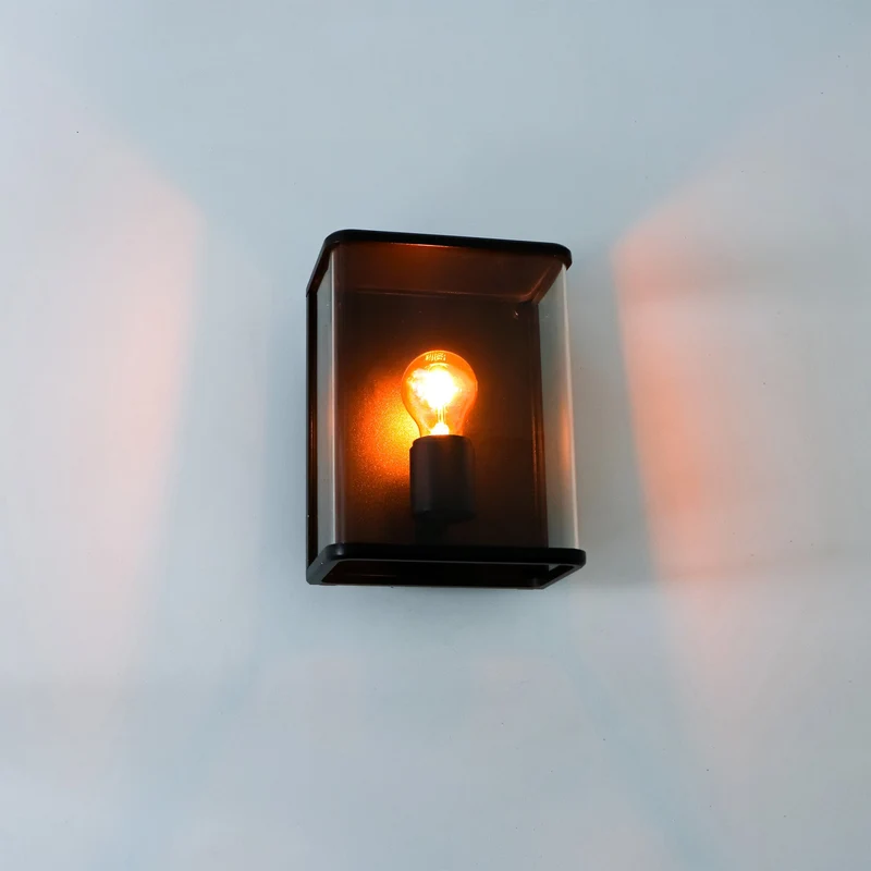 Außen-Wandleuchte schwarz 1x E27 IP44 - LED's Light