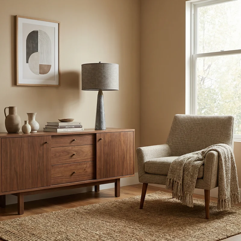 Schlichte und vielseitige Nachttischlampe für modernes Interieur – Lightora