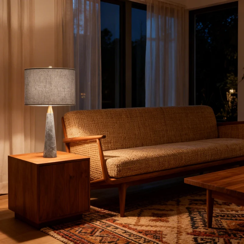 Schlichte und vielseitige Nachttischlampe für modernes Interieur – Lightora