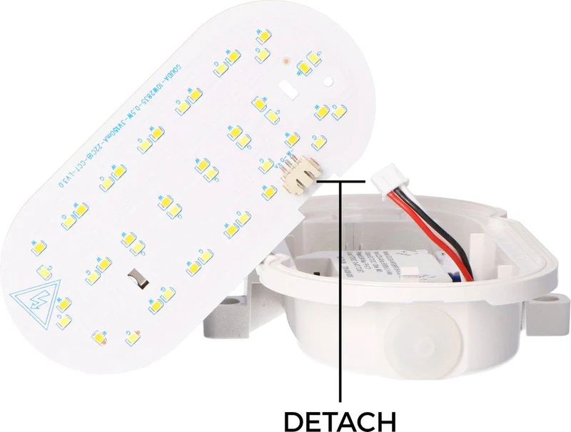 Ovalleuchte 9W neutralweiß IP65 IK10 3x Kabeleinlass - LED's Light