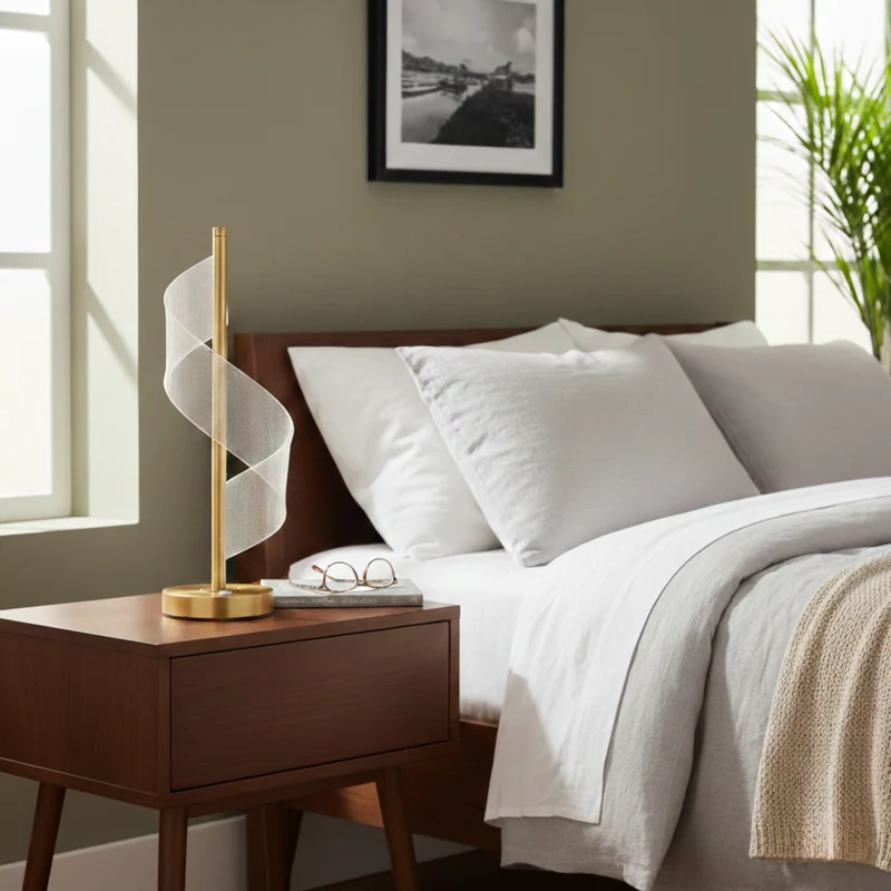 Minimalistische Nomaden-Lampe im nordischen Stil – Orbix