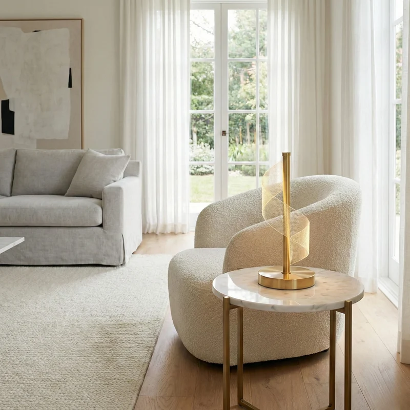 Minimalistische Nomaden-Lampe im nordischen Stil – Orbix