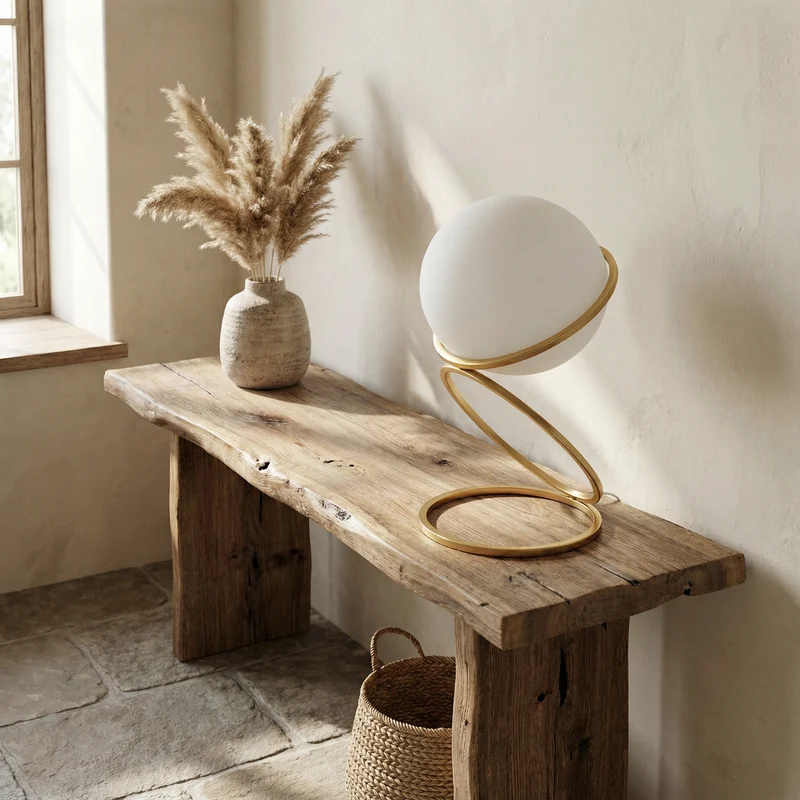 Künstlerische Tischlampe in Kugelform – Sphéria