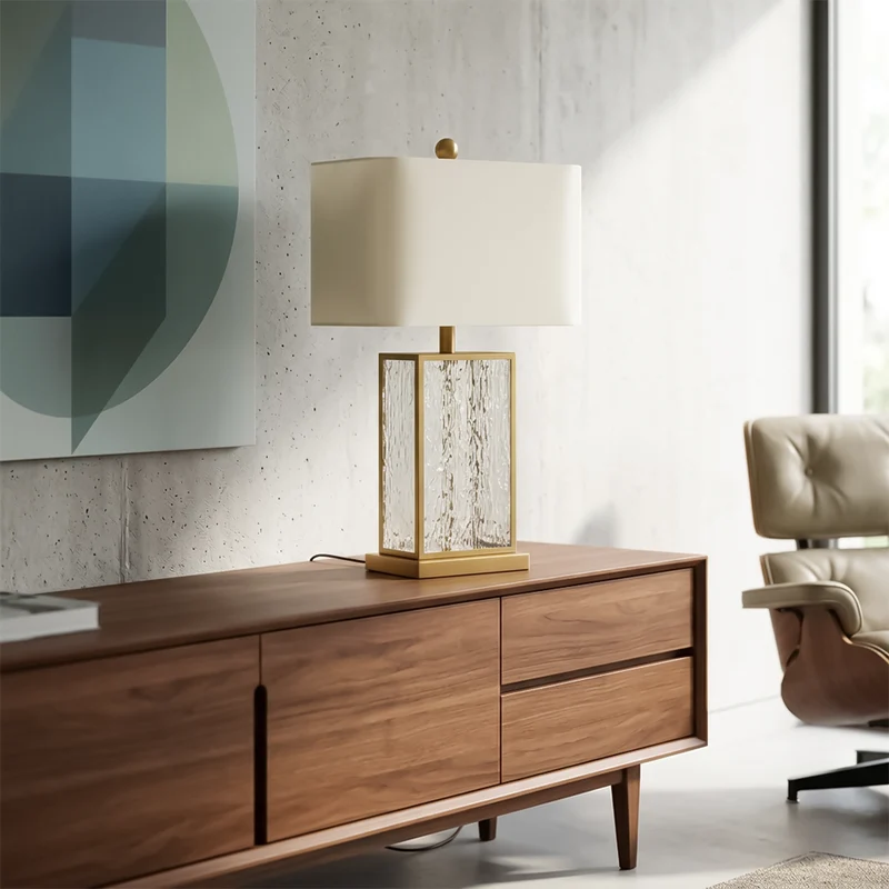 Nomadische Nachttischlampe im nordischen Stil & Einstellbare Beleuchtung – Nordic Glow