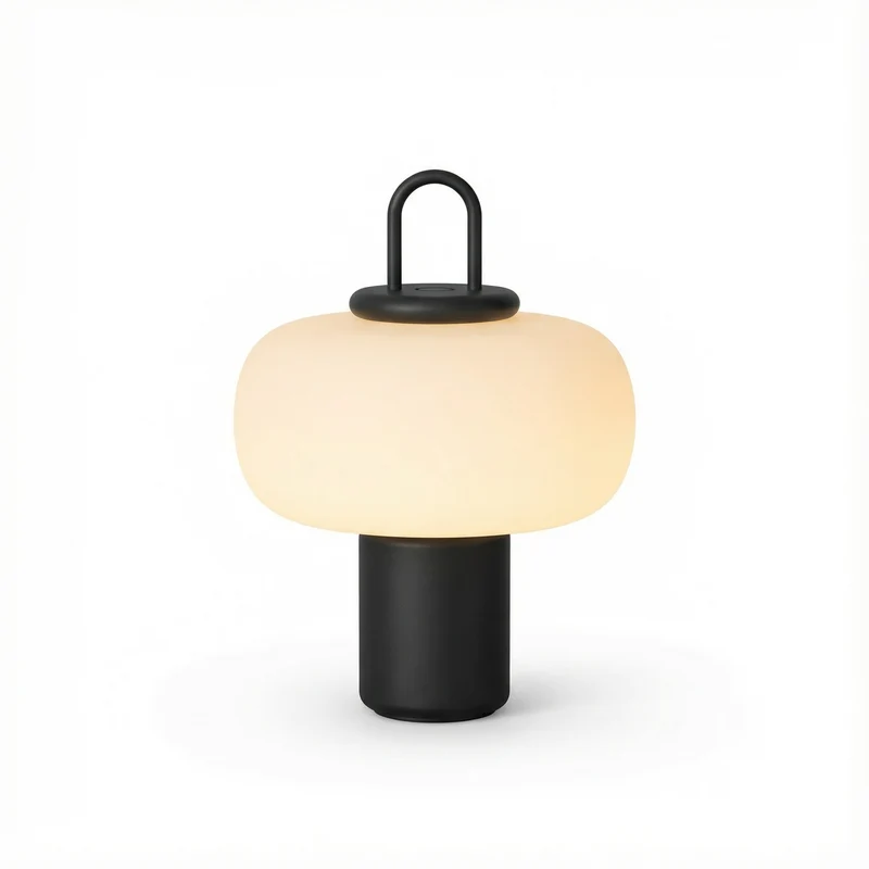 Nachttischlampe im Retro-Camping-Stil Eleganz – Manhattan Beam