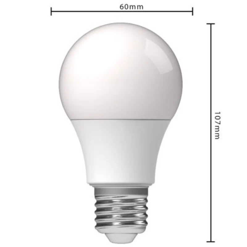 LED-Glühbirne E27 8W warmweiß Opal 3-Pack A60 - 3x Sparpack - LED's Light