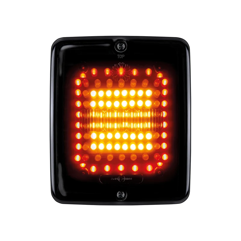 Strands Dark Knight Square IZE LED-Rücklichter mit dunkler Linse