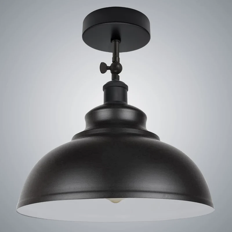 Schwarze Deckenleuchten verstellbar Vintage Deckenlampe~3259