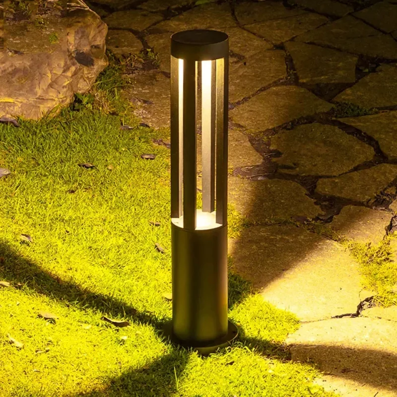 Beleuchteter Gartenpfosten aus Aluminium – Mirzéa