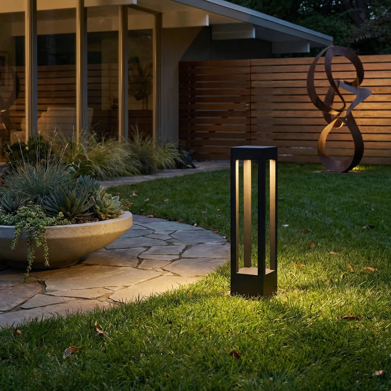 Schicker Außen-Stehlampe Beruhigende Atmosphäre – Floréa