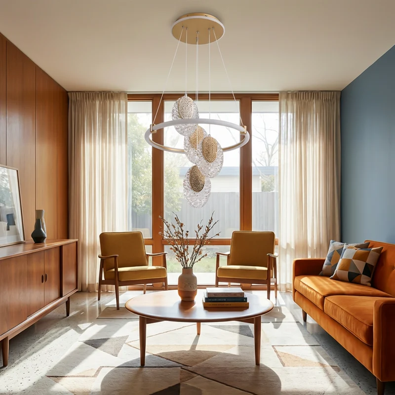 Moderner Kronleuchter im Ring-Design – Arcéa
