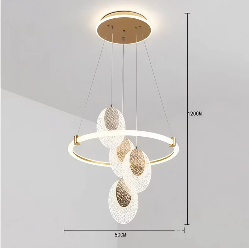 Moderner Kronleuchter im Ring-Design – Arcéa