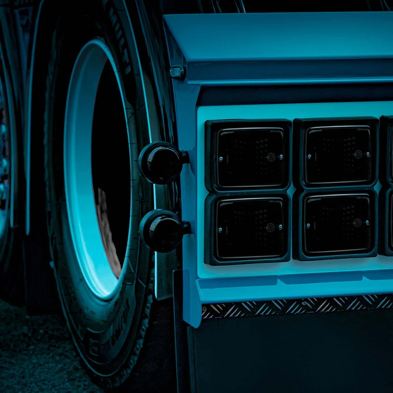 Strands Dark Knight Viking LED-Markierungsleuchten / dunkel getönte Linse