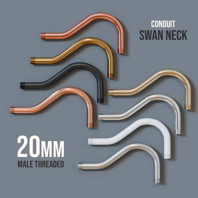 20mm Metall Schwanenhals Bogen–M20 Außengewinde~3240