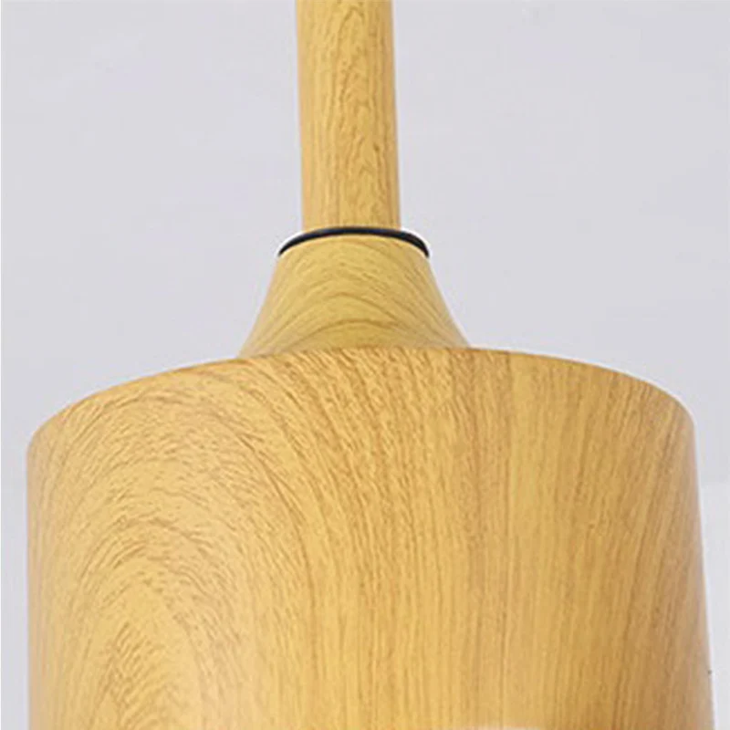 Ceiling Fan Chandelier with Light Minimalist Quiet, Wood Blade