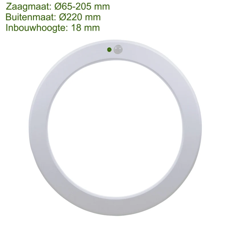 LED-Einbau- und Aufbau-Downlight mit Sensor | 18W | CCT – Farbwechsel