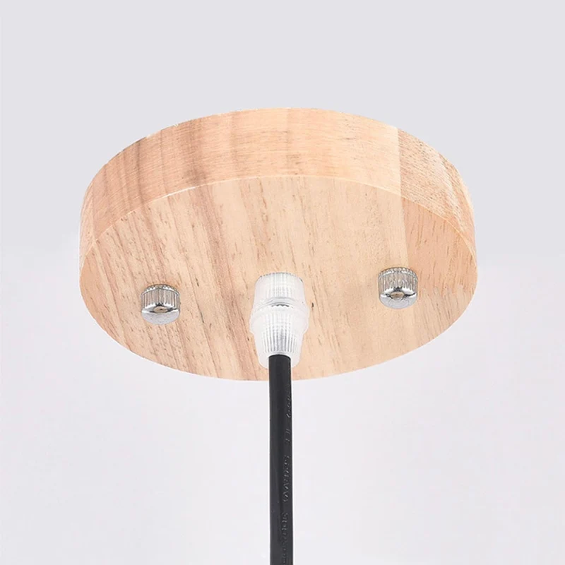 Pendant Light Fixture Retro Japanese Style for Dining Room/Bar, Wood