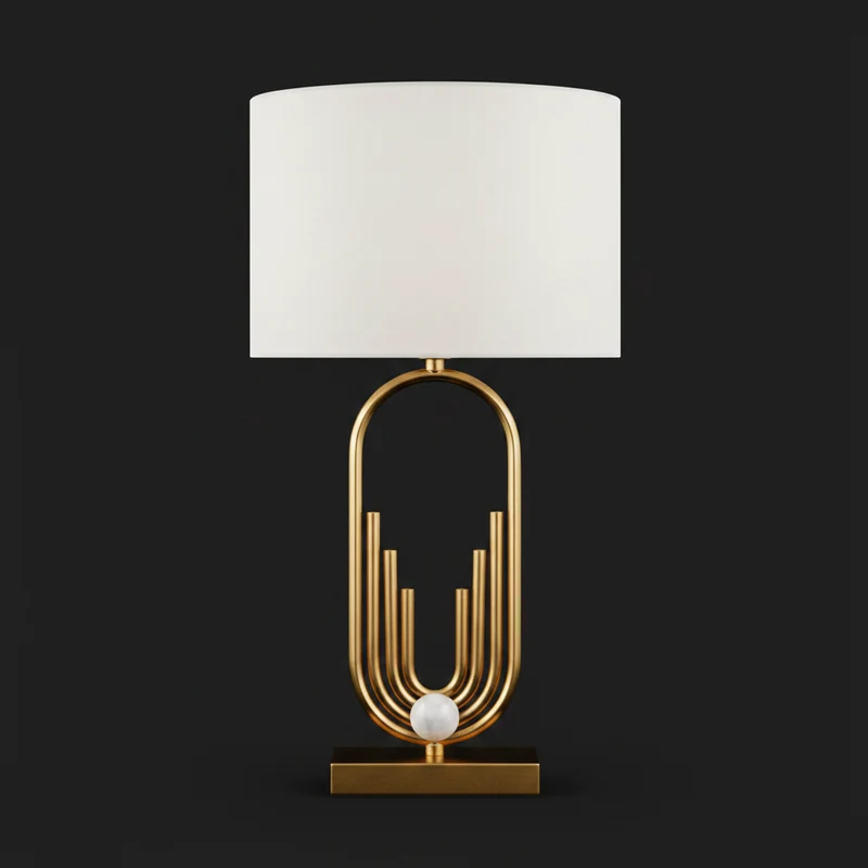 Elegante Lampe mit sanftem, strahlendem Design – Raynova