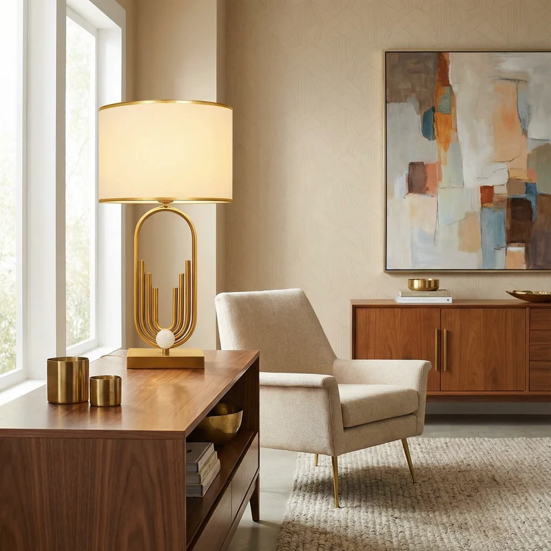 Elegante Lampe mit sanftem, strahlendem Design – Raynova