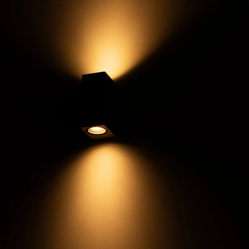 LED Wandleuchte GU10 IP44 Grau - LED's Light