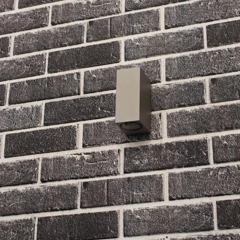 LED Wandleuchte GU10 IP44 Grau - LED's Light