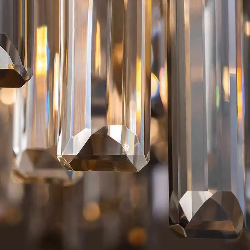 Kreisförmiger Kronleuchter Gold Kristall Hochglanz Royal Design – Vella