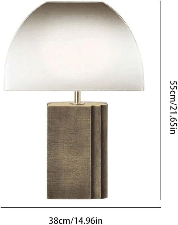 Dimmbare Nachttischlampe Zeitgenössisch Luxus-Finish und Edle Materialien – Luma