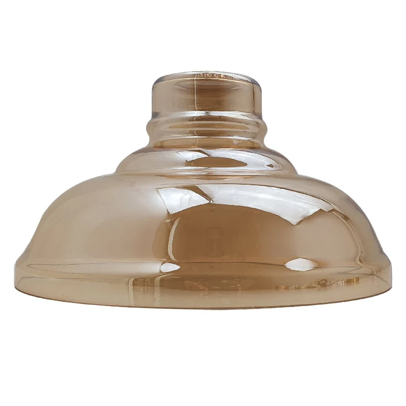 Glas-Lampenschirme für Hänge, Wandleuchte creme bernstein ~3184