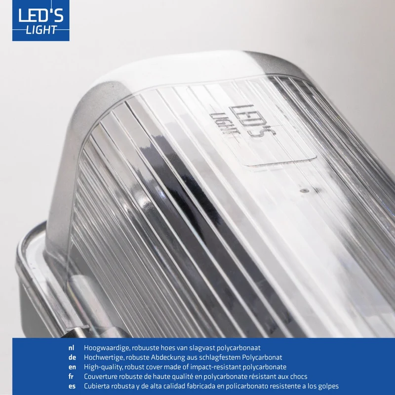 Feuchtraum- Wannenleuchte FRWL1.2 L: 650 mm, 7,5W grau - LED's Light