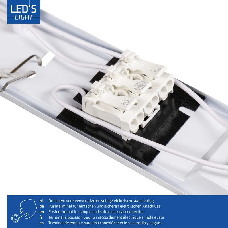 Feuchtraum- Wannenleuchte FRWL1.2 L: 650 mm, 7,5W grau - LED's Light