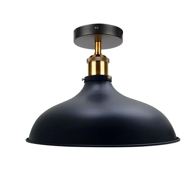 Vintage Deckenleuchte Retro Halbeinbauleuchte LED Retro Lampe Leuchten~3183