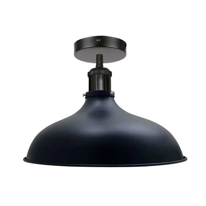Vintage Deckenleuchte Retro Halbeinbauleuchte LED Retro Lampe Leuchten~3183