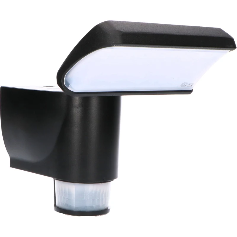 LED-Strahler schwarz mit 180° Bewegungsverfolgung 18W IP44 - LED's Light