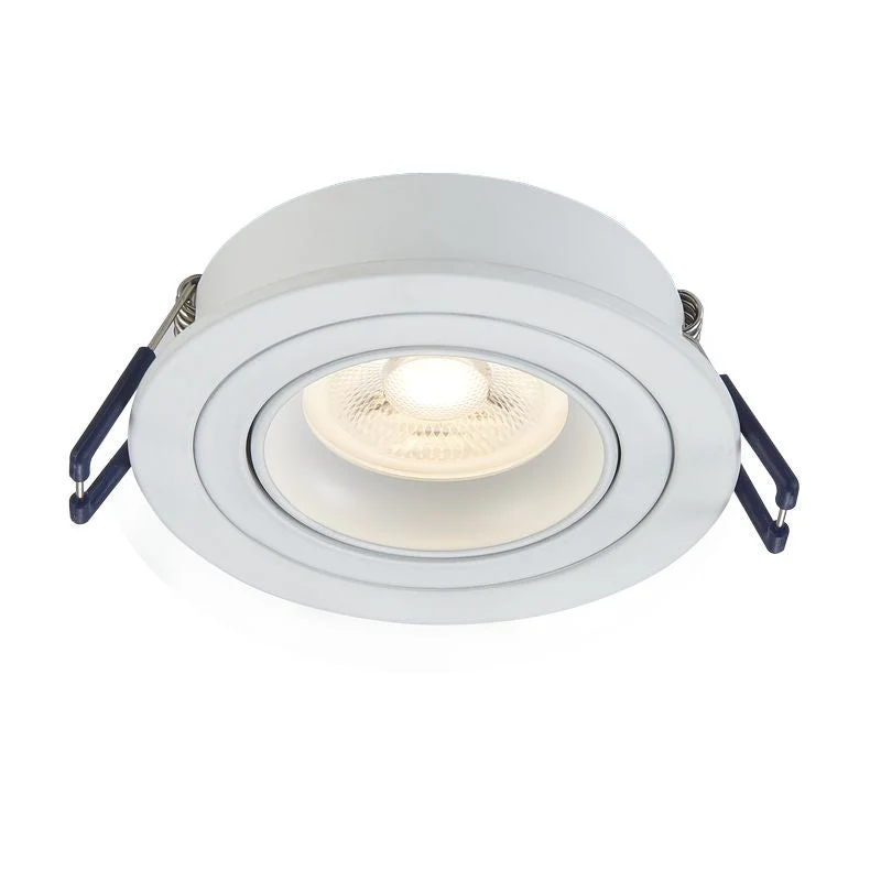 GU10 Spotleuchte | Ø80mm | Neigbar | Single | Rund | Weiß