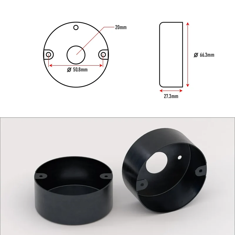 20 mm Leerrohr Metall Loop-In Box Klemme für elektrische Anschlüsse ~3227