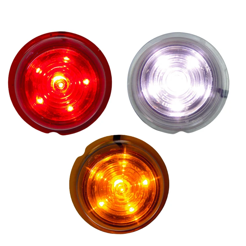 Strands Viking-Umrissmarkierungsleuchten / 6-LED-Version mit farbiger Linse