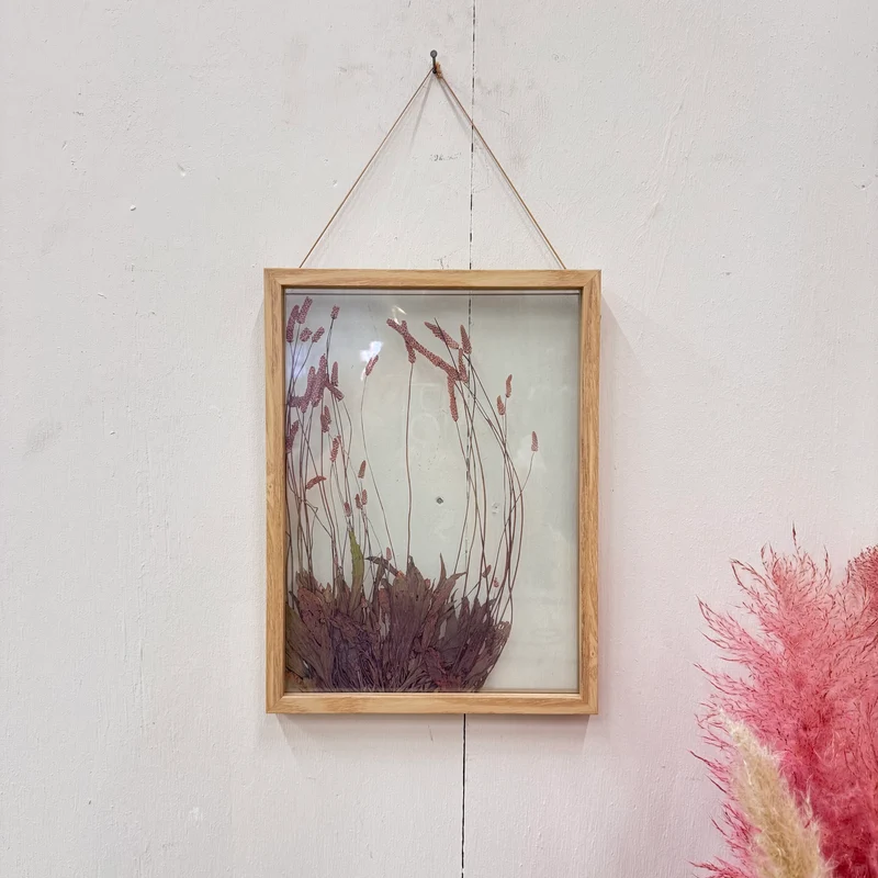 BePureHome Bilderrahmen Potpourri 30x40 cm Doppelglas Holz Natur Deko